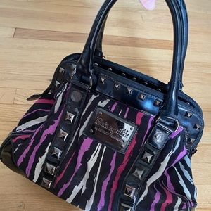 Betsey Johnson Stud Animal Print Handbag